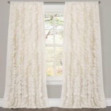 Lush Decor Belle Curtain, 84 x 54-Inches, Ivory. $40 MSRP