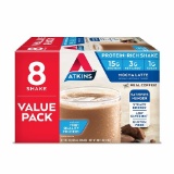 Atkins Ready to Drink Protein-Rich Shake, Mocha Latte, 8 Count. $13 MSRP