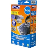 Hefty Storage Solutions Lg Shrink-Pak Bag, 3 count; Magicbag Instant Space Jumbo Bags. $113 MSRP