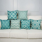Top Finel Durable Cotton Linen Square Decorative Throw Pillows Cushion Covers. $30 MSRP