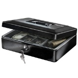 SentrySafe CB-12 Cash Box with Money Tray and Key Lock 0.21 Cubic Feet. $40 MSRP