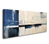 Wall Art Framed Canvas Prints Abstract Color Block Stretched. $50 MSRP