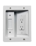 Legrand - In Wall TV Connection Kit, White. $40 MSRP