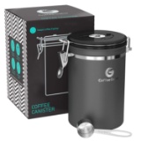 Coffee Gator Stainless Steel Container - Canister with co2 Valve and Scoop. $43 MSRP