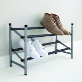 Mainstays 2 Tier Expandable Shoe Rack with Non-slip bars. $26 MSRP