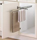 Knape & Vogt Towel Holders 1.32 in. x 4.82 in. x 17.75 in. 3-Arm Pull-Out Towel. $34 MSRP