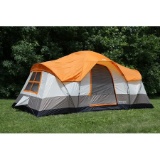 Tahoe Gear Olympia 10-Person 3-Season Tent, Orange/Ivory | TGT-OLYMPIA-10-B. $264 MSRP