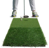 Rukket Twin-Turf Golf Hitting Grass Mat-Portable Driving, Chipping, Training Aids, Equip. $69 MSRP