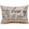 BHG Sentiments Oblong Pillow; Mainstays Fretwork Pillow; Jersey Stretch Slipcover. $66 MSRP