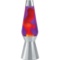 Lava the Original 27-Inch Silver Base Grande Lamp with Yellow Wax in Purple Liquid. $104 MSRP