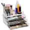 Clear Acrylic Tabletop Cosmetic Organizer 3 Drawers Makeup Case Storage. $69 MSRP