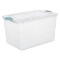 Sterilite 66 Qt Latch Box, Aqua Ocean, Case Pack of 6. $46 MSRP