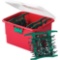 Homz Holiday Light Wrap Storage Box with 4 Cord Reels, Set of 6. $62 MSRP