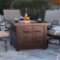 XtremepowerUS Outdoor Fire Pit Heater Glass Fire Stone LPG 40000BTU, Bronze Hammer. $529 MSRP