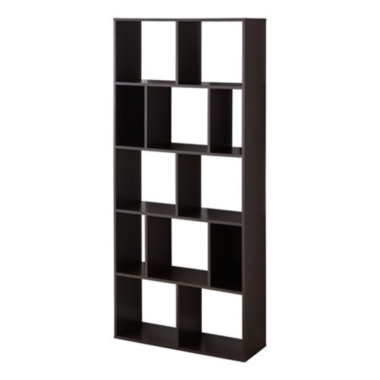 Mainstays 12-Cube Bookcase, White or Espresso. $114 MSRP