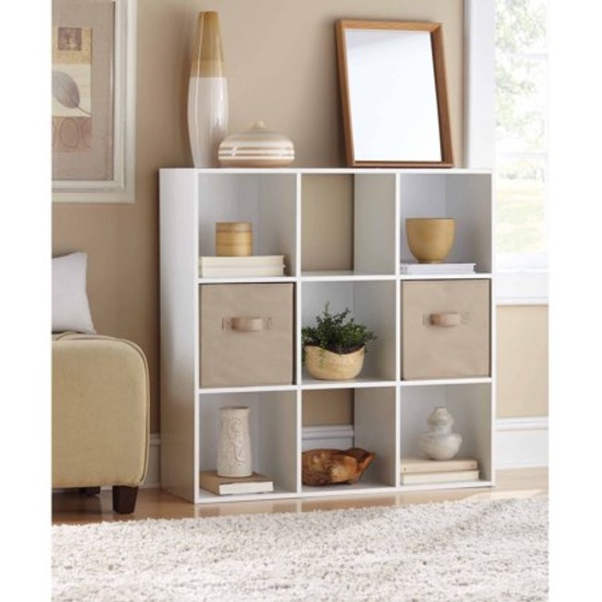 Mainstays 9 Cube Storage Organizer, Multiple Colors. $45 MSRP