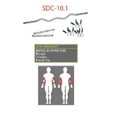 Marcy Standard Size Curl Bar and Dumbbell Handle Set with 6 Spring Collars SDC-10.1. $50 MSRP