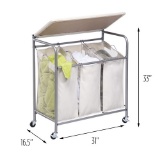 Honey Can Do Ironing Board and Laundry Sorter Combo, Beige. $70 MSRP