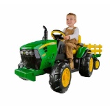 Peg Perego John Deere Ground Force Tractor with Trailer. $322 MSRP