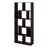 Mainstays 12-Cube Bookcase, White or Espresso. $114 MSRP