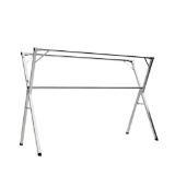 Drying Rack, Folding Double Pole Telescopic Clothes Pole. $123 MSRP