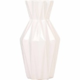 Mainstays Geometric Ceramic Vase, White; Assorted Home Goods. $295 MSRP