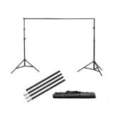 Photo Video Studio 10Ft Adjustable Muslin Background Backdrop Support System Stand. $36 MSRP