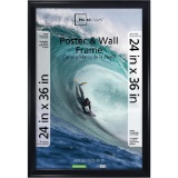 Mainstays 24x36 Casual Poster and Picture Frame, Black. $40 MSRP