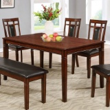 Best Master Furniture's Carmine Dining Table, Cherry. $210 MSRP