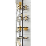 Better Homes & Gardens Contoured Tension Pole Shower Caddy, Oil-Rubbed Bronze. $40 MSRP