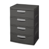 Sterilite 4-Drawer Cabinet. $56 MSRP