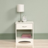 Sauder Furniture Beginnings 1-Drawer Nightstand, Soft White. $60 MSRP