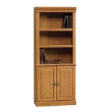 Sauder Orchard Hills Library with Doors, Carolina Oak [Library with Doors]. $276 MSRP