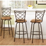 3-Piece Avery Adjustable Height Barstool, Multiple Colors. $102 MSRP