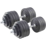 Pair of Adjustable Cast Iron Dumbbells Weight 200 lb Kit Set. $269 MSRP
