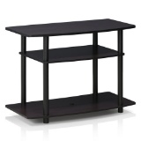 Furinno Turn-N-Tube Dark Walnut 3-Shelf TV Stand. $49 MSRP