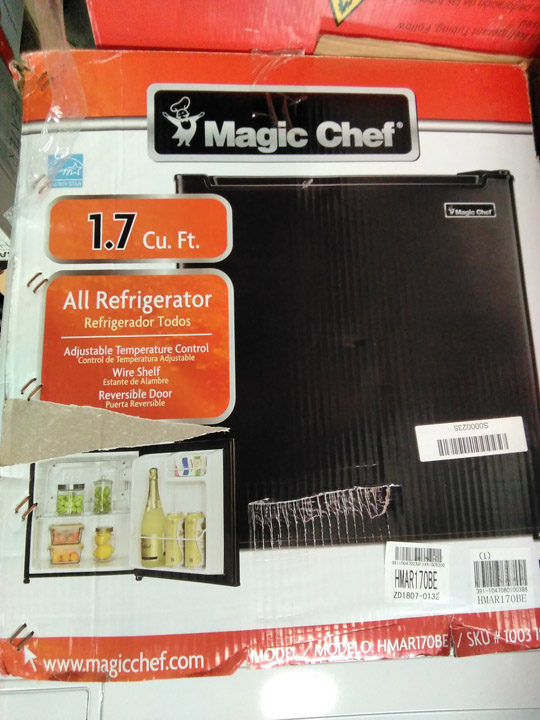 Magic Chef 1.7 Cu. ft. Mini Refrigerator