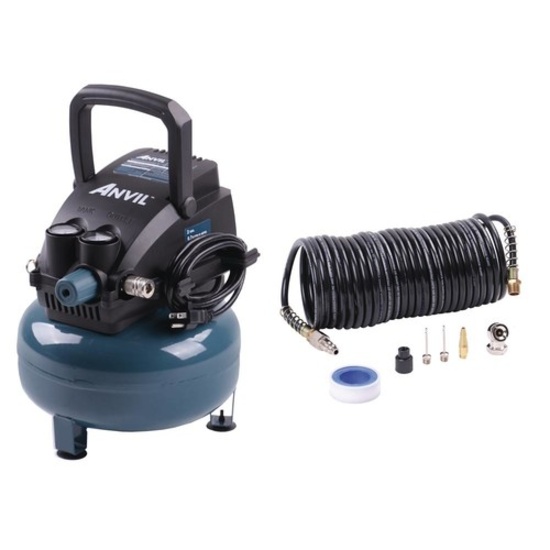 ANVIL 2G Pancake Air Compressor with 7-Pieces Accessories Kit. $68 MSRP