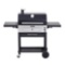 KitchenAid Cart-Style Charcoal Grill in Black with Foldable Side Shelves. $263 MSRP