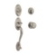 Kwikset Chelsea Single Cylinder Handleset w/Juno Knob featuring SmartKey in Satin Nickel. $140 MSRP