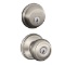 Schlage FB50GEO619 Satin Nickel Keyed Entry Georgian Keyed Entry Knobset and Dea. $49 MSRP