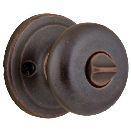 4 Pack Kwikset 730J-11P Juno Bed / Bath Privacy Knob Lockset - Venetian Bronze Finish. $143 MSRP