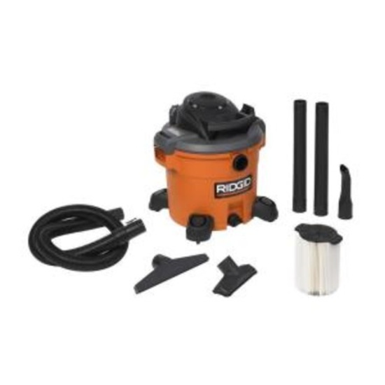 RIDGID 12 Gal. 5.0-Peak HP Wet/Dry Vacuum. $103 MSRP