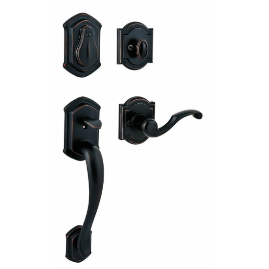 Baldwin 180MDHxMDL-ARB-SMT Medina Style Handleset with Madrina Interior Lever fr. $207 MSRP