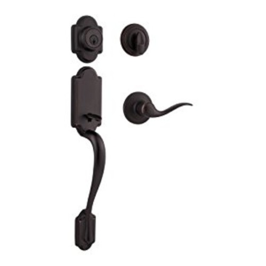 Kwikset Arlington Single Cylinder Handleset, Venetian Bronze. $219 MSRP