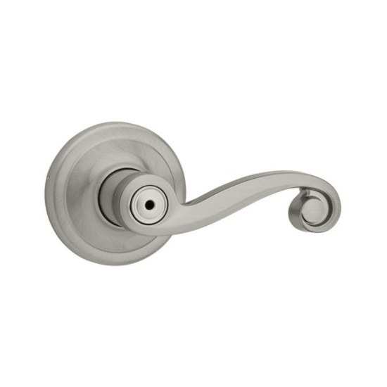 Kwikset Lido Satin Nickel Privacy Bed/Bath Door Lever. $34 MSRP