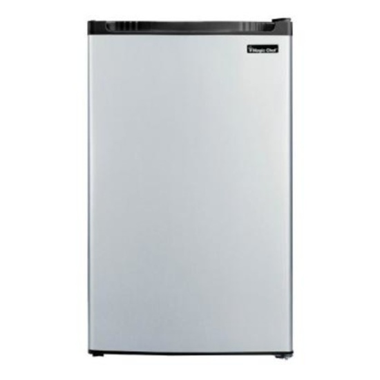 Magic Chef 4.4 cu. ft. Mini Refrigerator in Stainless Look. $183 MSRP
