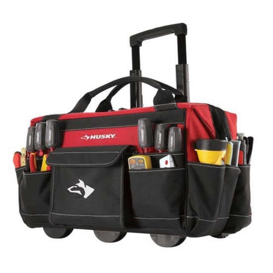 Husky 18 in. Rolling Tool Tote. $92 MSRP