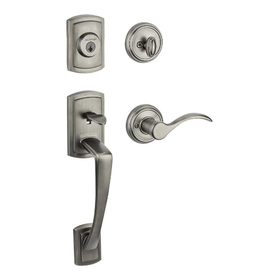 Prestige Nautica Single Cylinder Slate Handleset with Tobin Lever featuring Smar. $214 MSRP