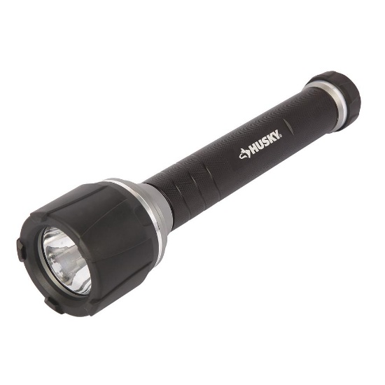 Husky 600 Lumens Virtually Unbreakable Alumum Flashlight; Zircon StudSensor Stud Finder. $54 MSRP